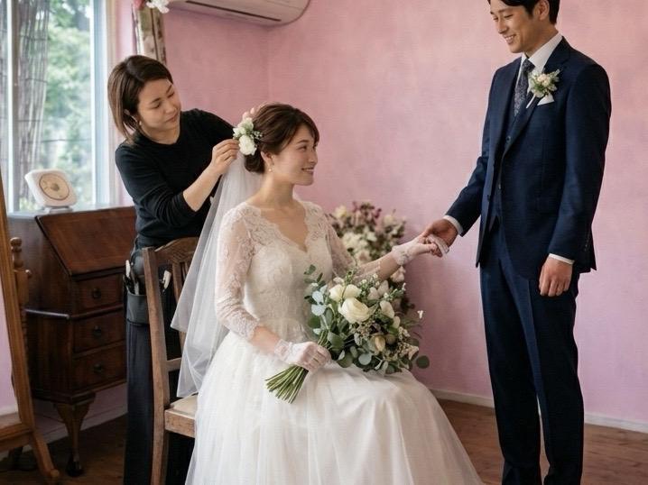 着付け・お支度風景